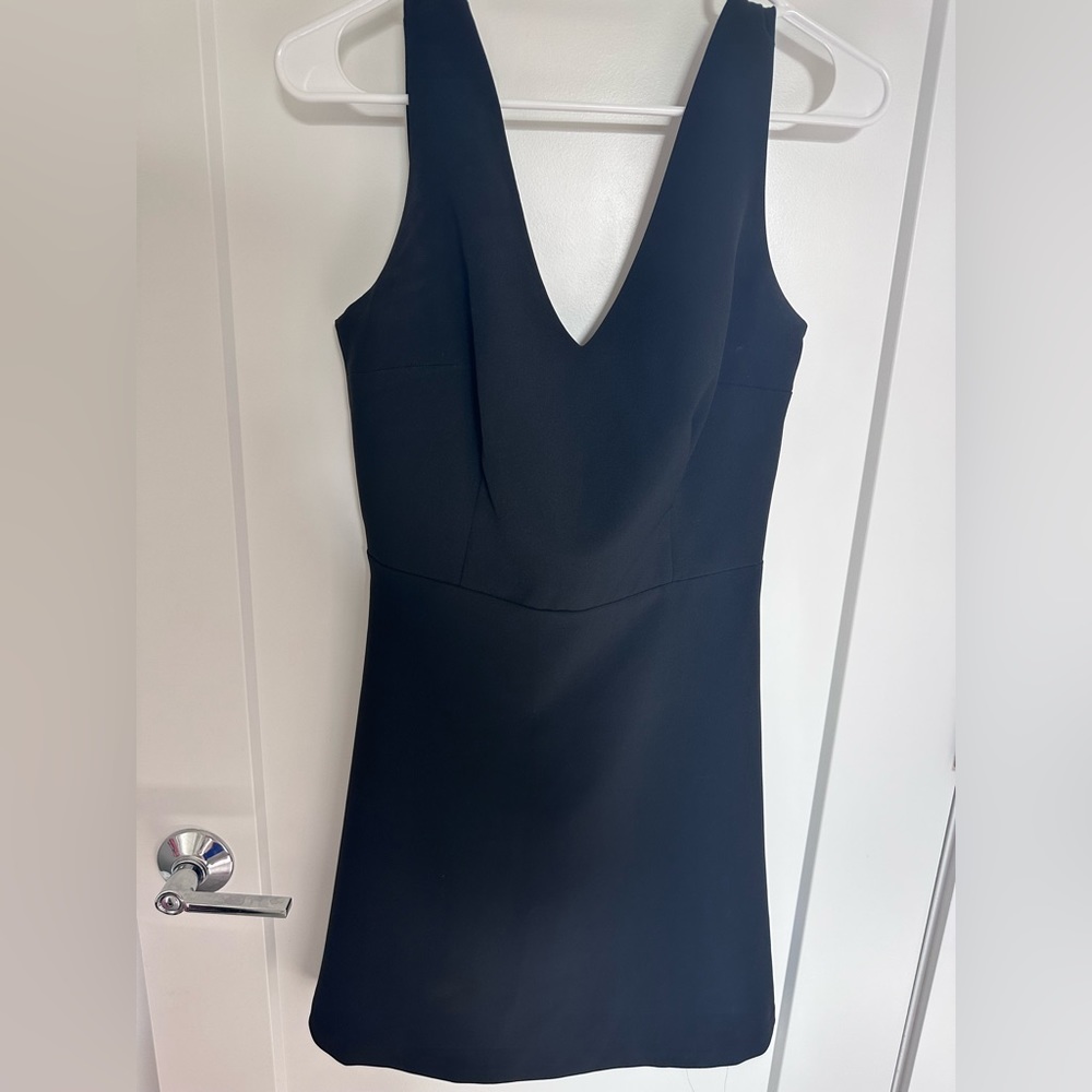 Dynamite Black Fit and Flare Mini Dress
